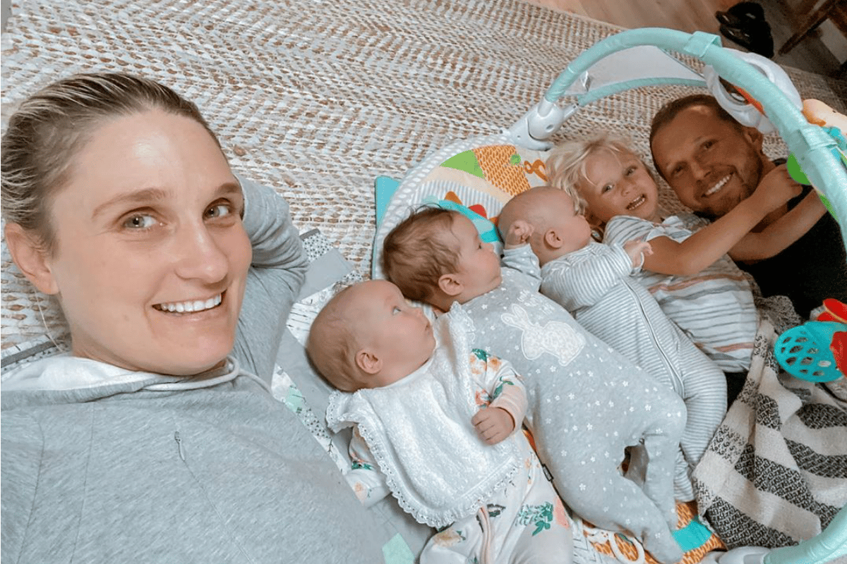 What it's like having triplets: Lisa and Brad share.