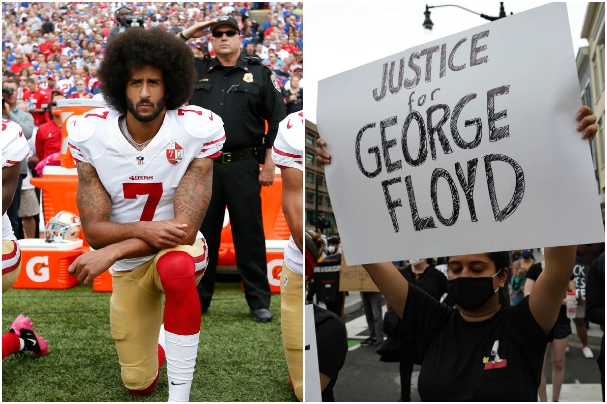 In 16 Colin Kaepernick Silently Took A Knee Four Years Later People Are Finally Listening