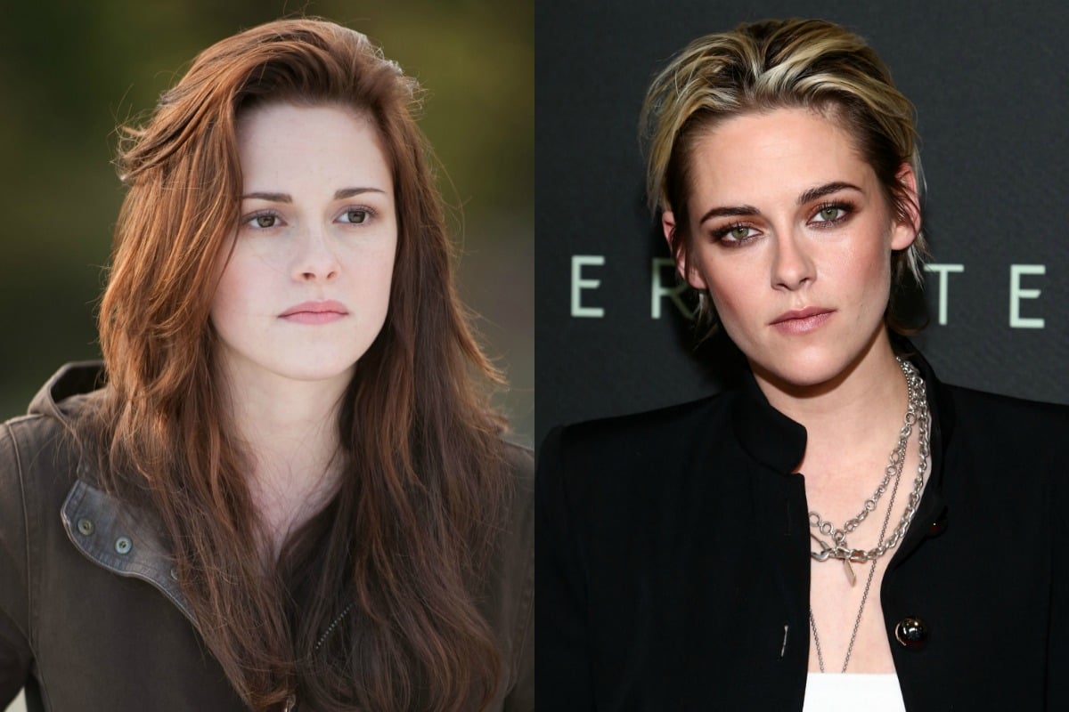 kristen stewart then and now