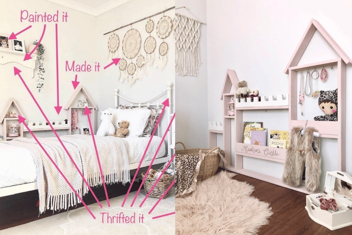 How one mum transformed her kids' bedroom through DIY.