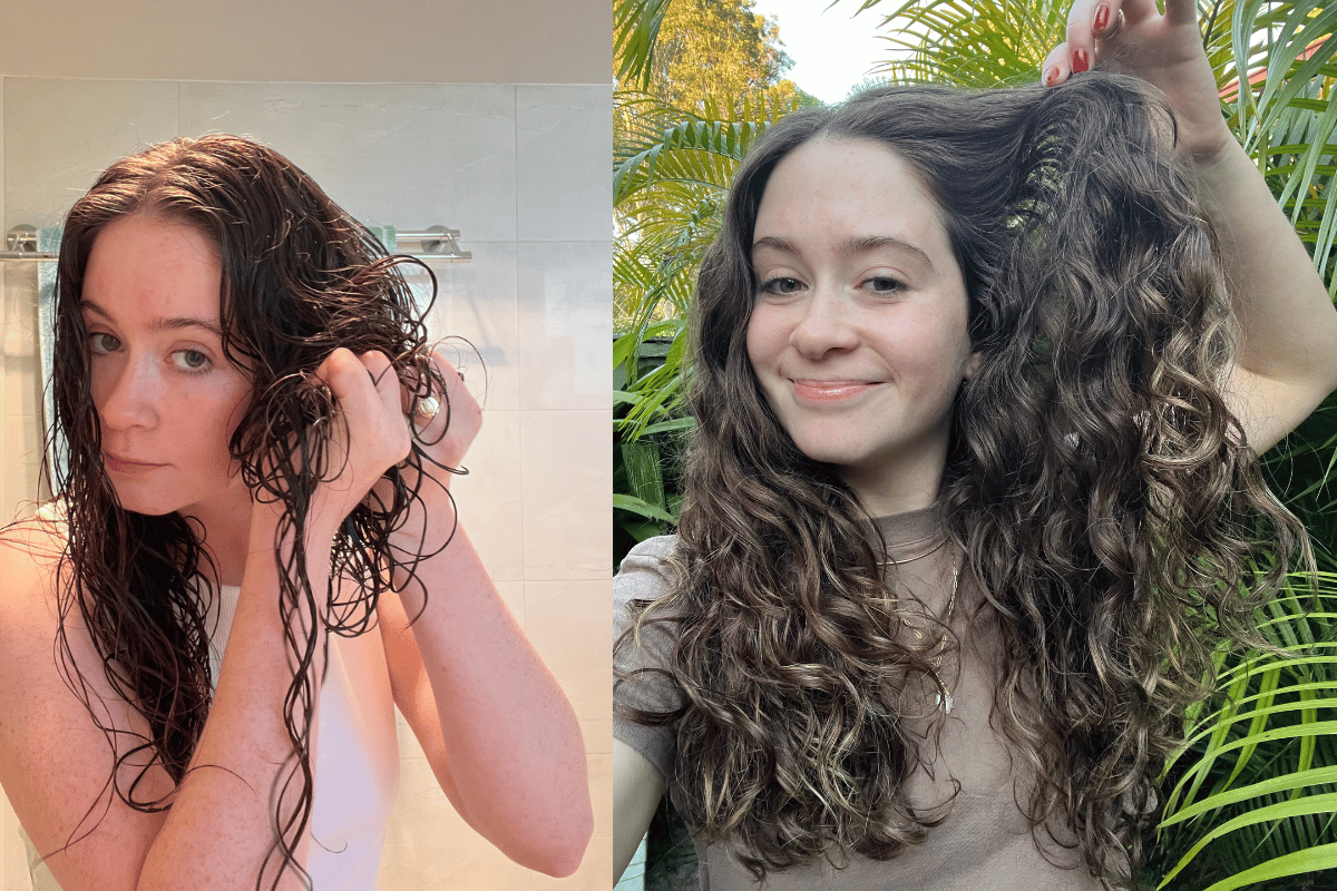 Curly Girl Method: 'Tested on naturally wavy hair.'