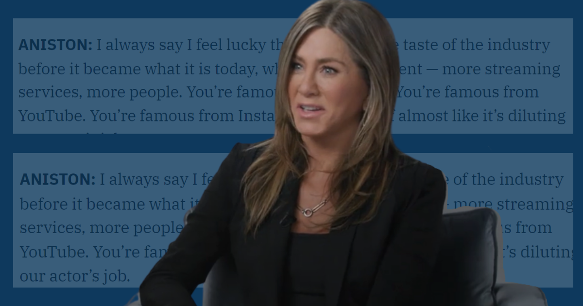 Jennifer Aniston Variety interview what we learned.