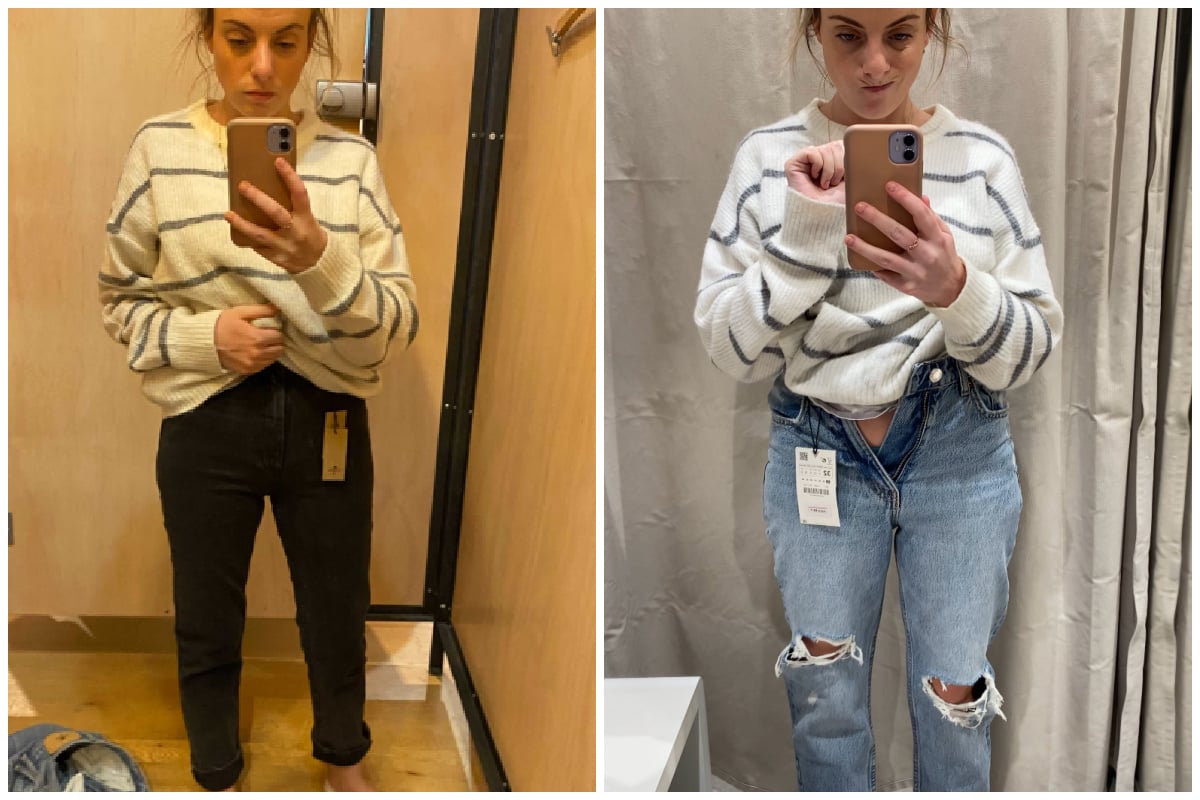 Short girls in on sale jeans