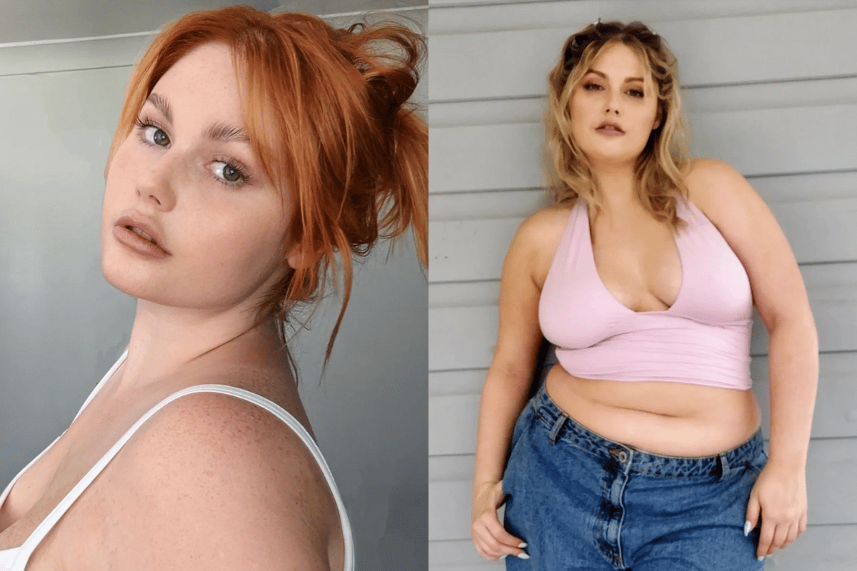 Why plus-size models never seem to have a double chin.
