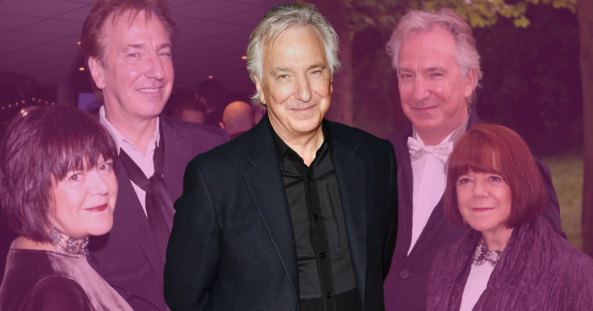Why Alan Rickman married his wife 47 years after meeting.