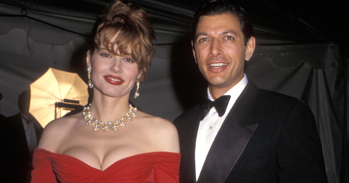 Geena Davis was married to Jeff Goldblum for just 3 years. It was a