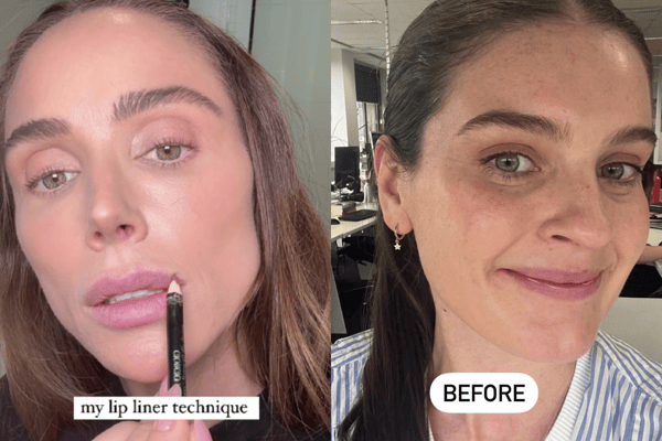 I tried the retro makeup hack that uses white concealer.