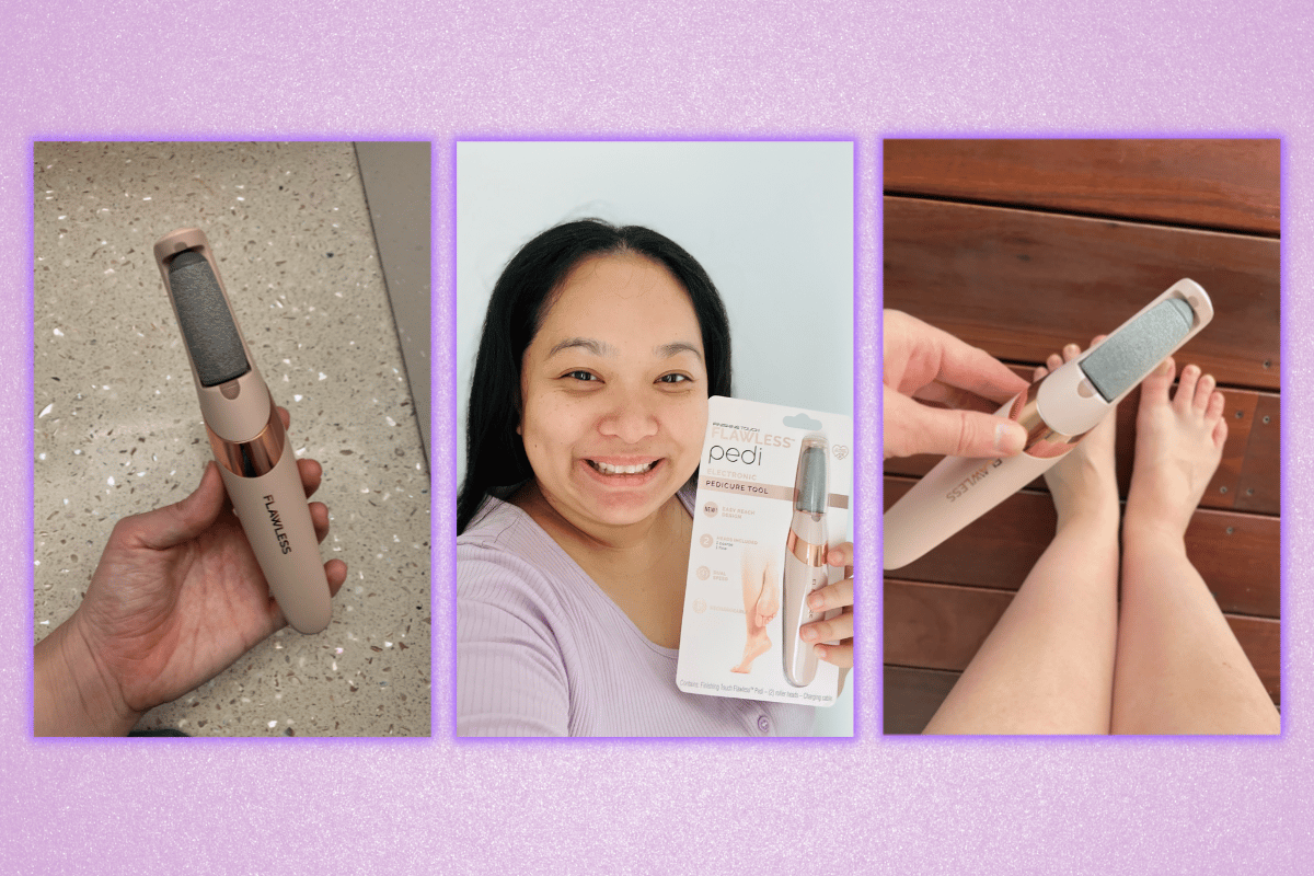 Mamamia reviews the Finishing Touch Flawless Pedi.