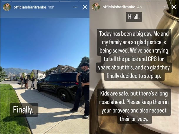 shari-franke-instagram-stories-ruby-arrest