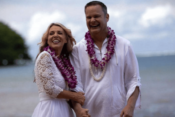 Lori Vallow and Chad Daybell when they married in Hawaii.