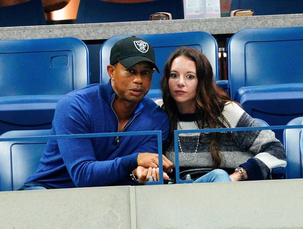 Tiger Woods and Erica Herman.
