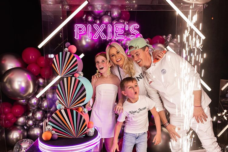 Pixie Curtis disco themed 11th birthday party.