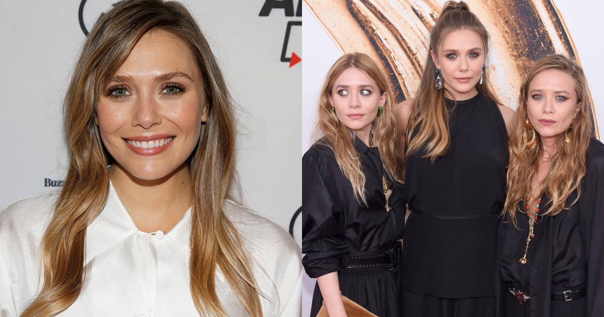 Elizabeth Olsen on growing up with famous sisters.