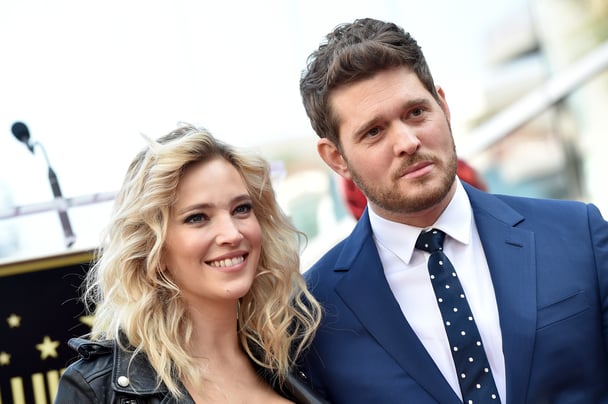 Michael Bublé and Luisana Lopilato.