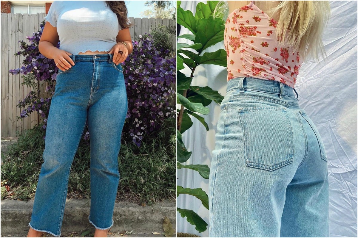 Hourglass hot sale body jeans