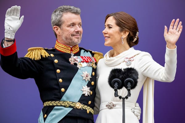 Queen Mary of Denmark Chose a Snow White Dress by Soeren Le Schmidt for the  Danish Coronation