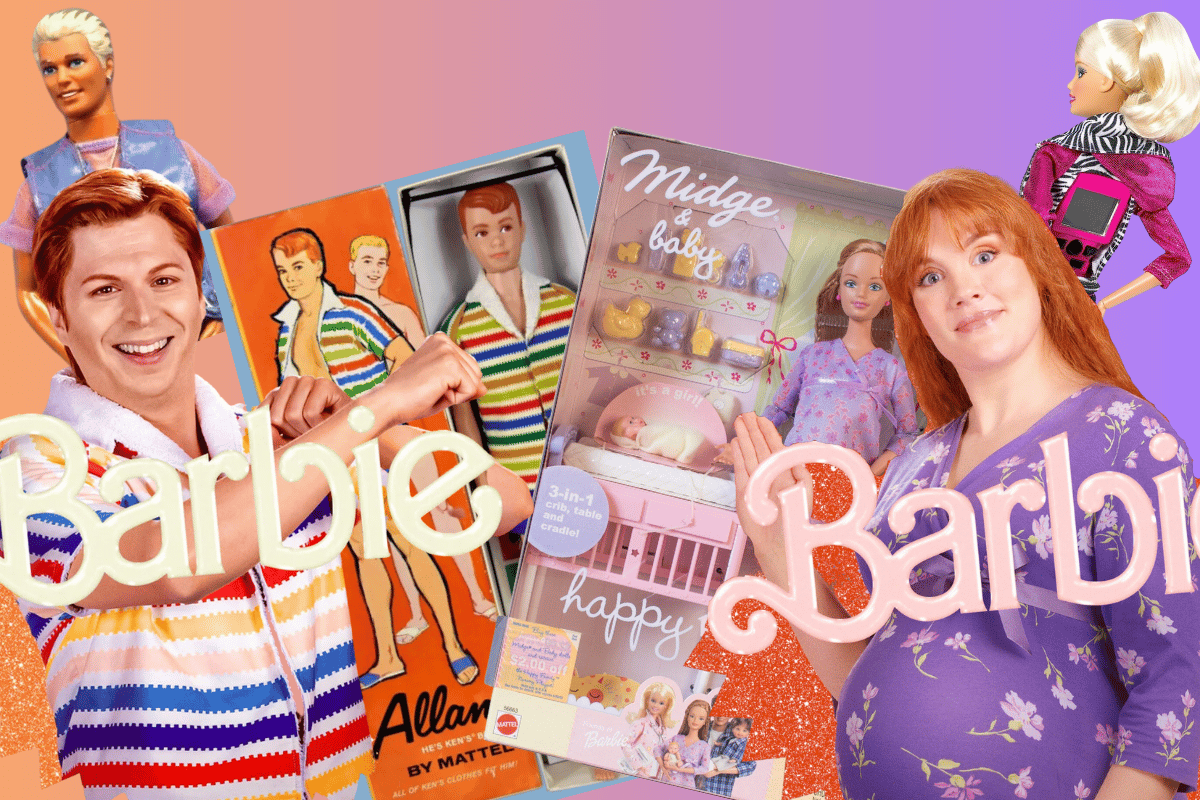 All About Midge: The Pregnant Barbie And Her Husband Allan