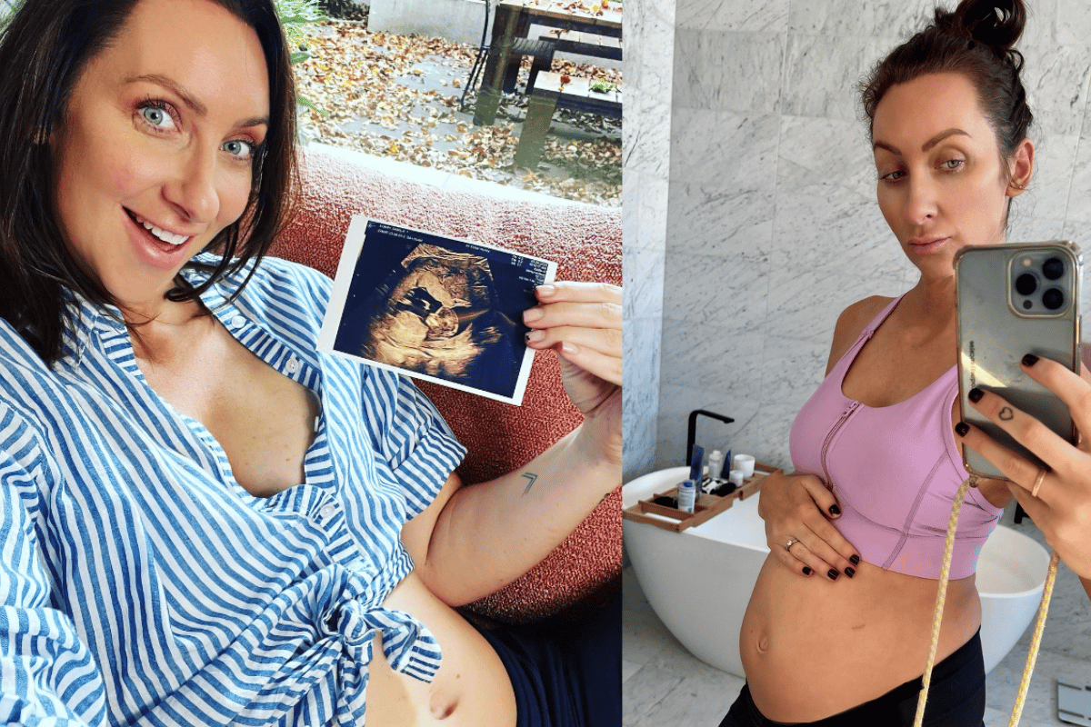 Isabelle Silbery on her pregnancy after a miscarriage.