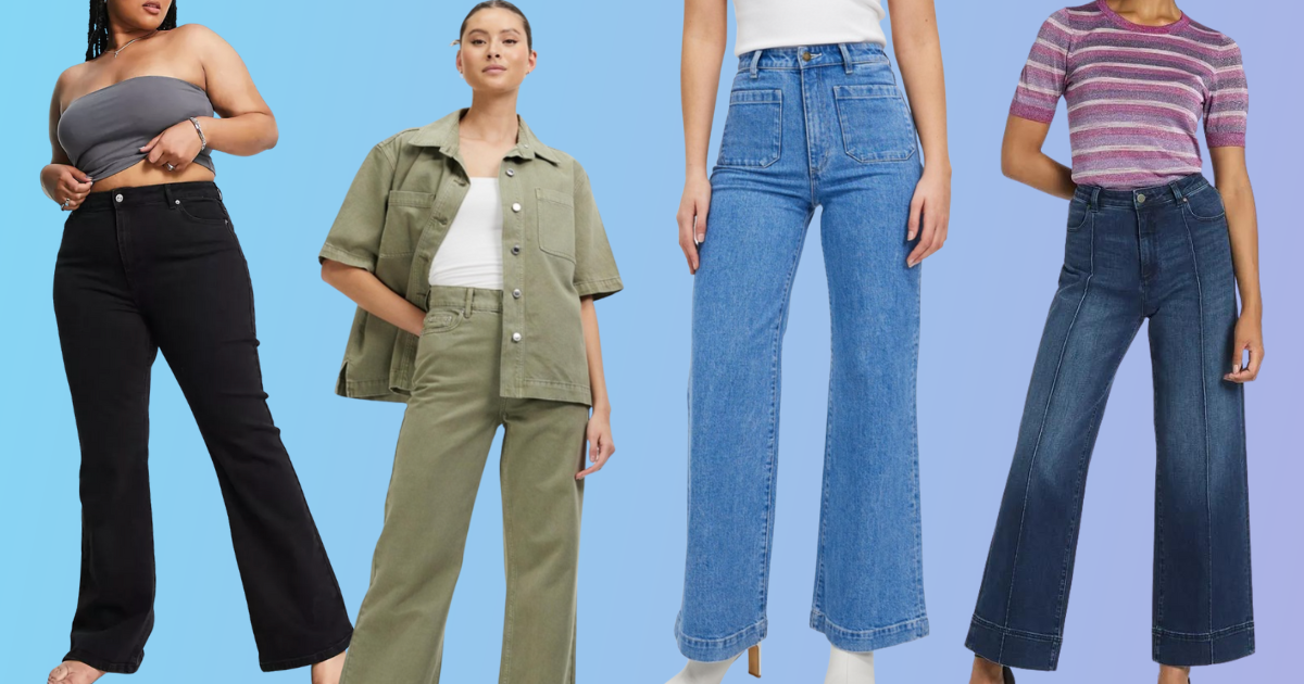 Flare jeans: 12 staple options for your wardrobe.