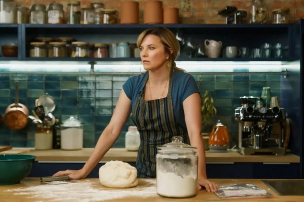 Lucy Lawless as Alexa Crowe in My Life Is Murder.