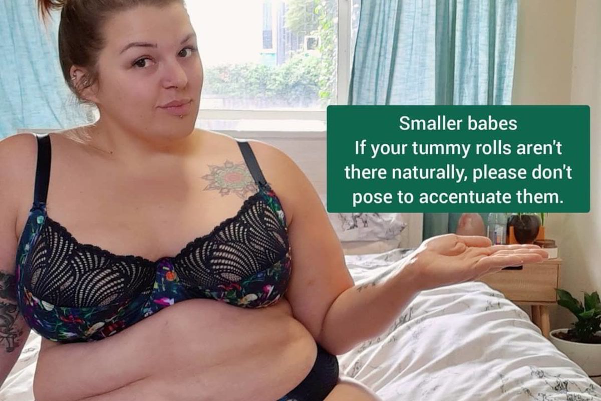 Mostly Skinny influencer called, 'fat bitch', told she's too big