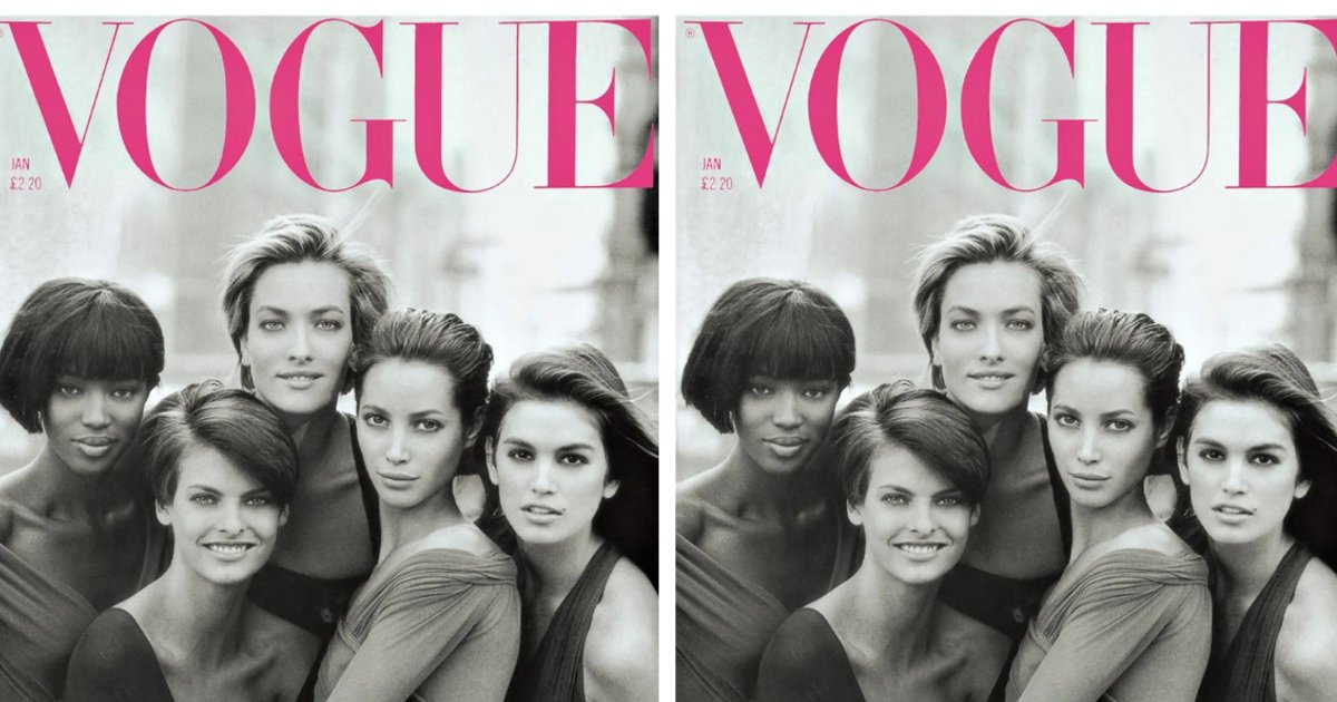 vogue covers 1990s