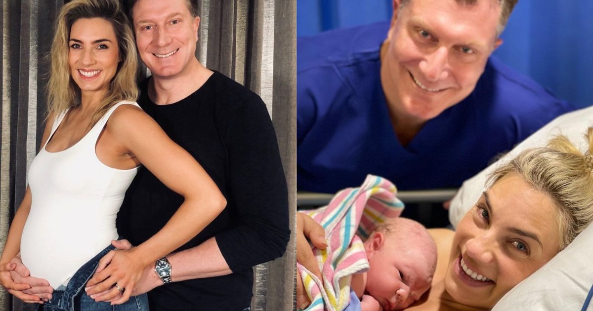 Red wiggle, Simon Pryce welcomes his baby boy.