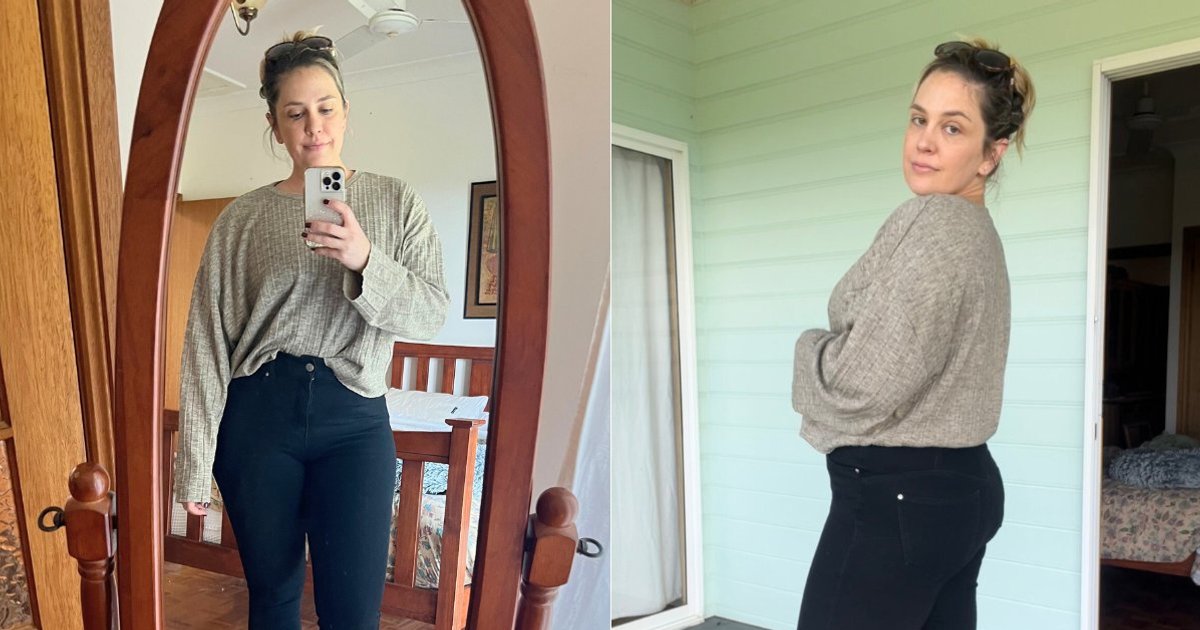 Mother-of-two praises Kmart's $25 'tummy flattening' and 'bottom lifting' denim  jeans in viral post