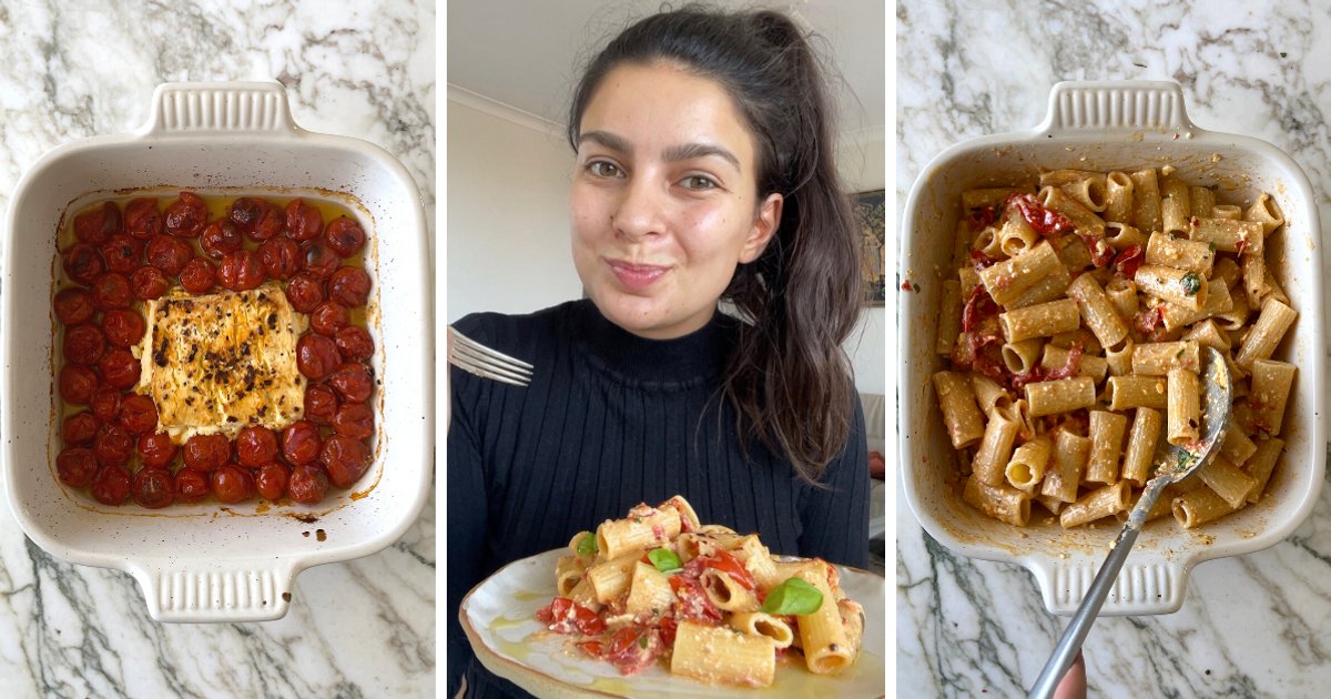 'I tried the viral TikTok baked feta pasta recipe.'