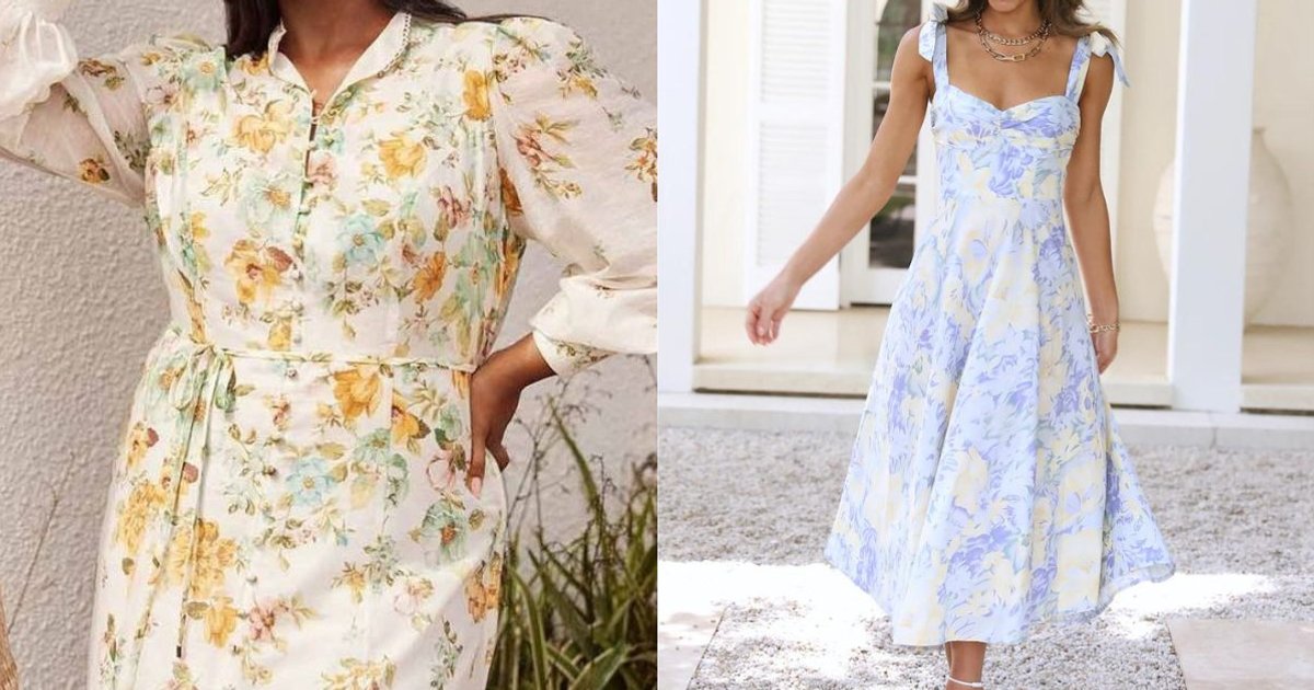 These Easter dresses are affordable and cute.