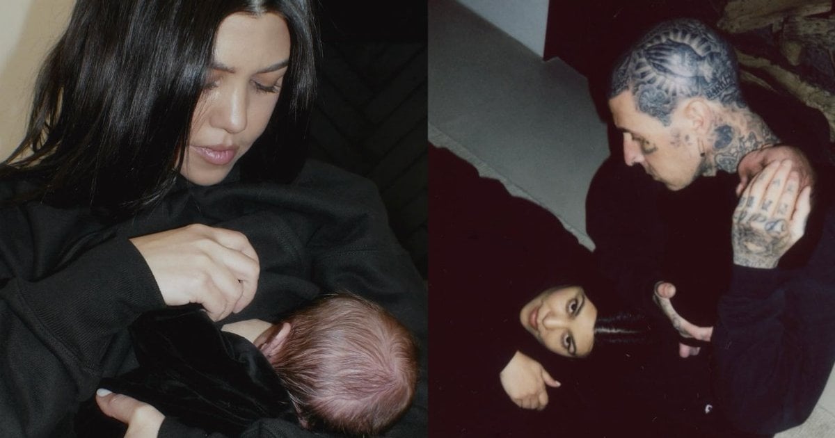 Kourtney Kardashian Shares Photos Of Baby Rocky.