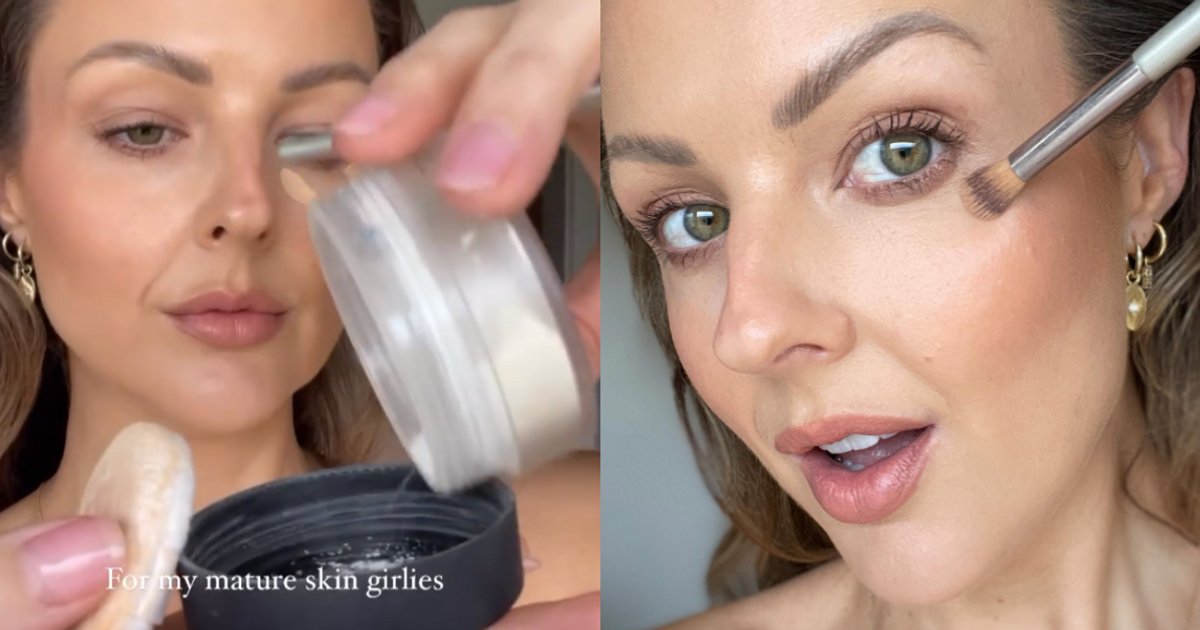 How to apply concealer on dry and mature skin.