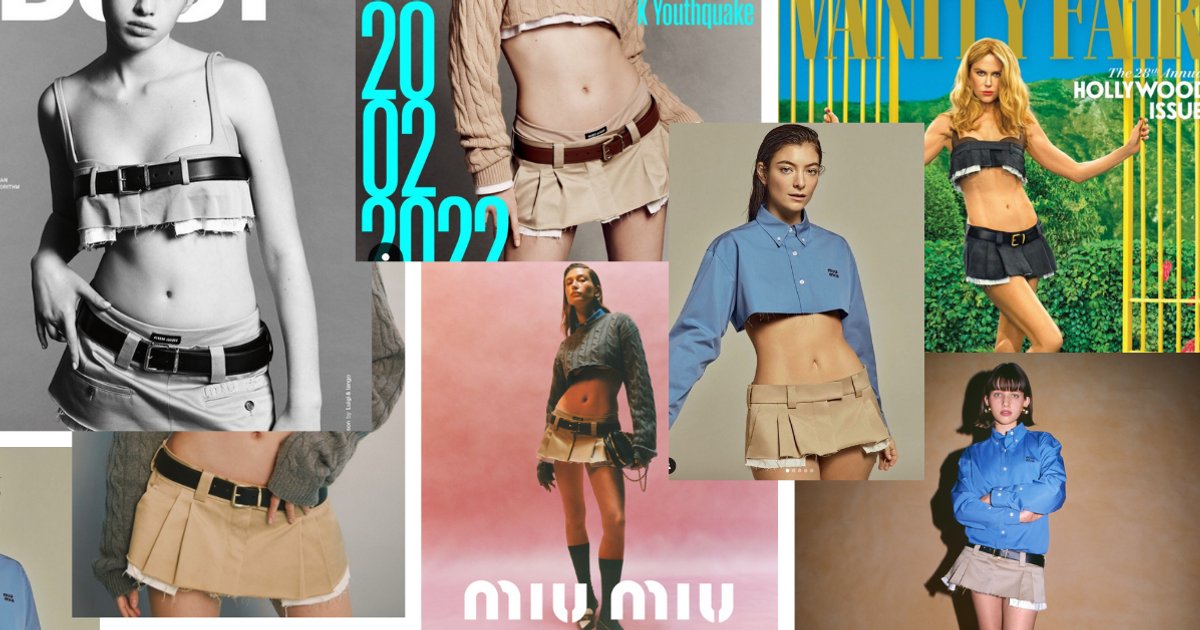 Miu Miu's Miniskirt Has Been Worn By Nicole Kidman And Hailey Bieber