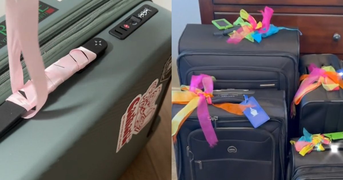 Why you shouldn’t be tying a ribbon on a suitcase.