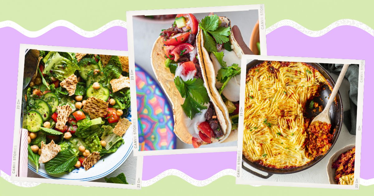 Just 5 easy meat-free recipes that help the planet.