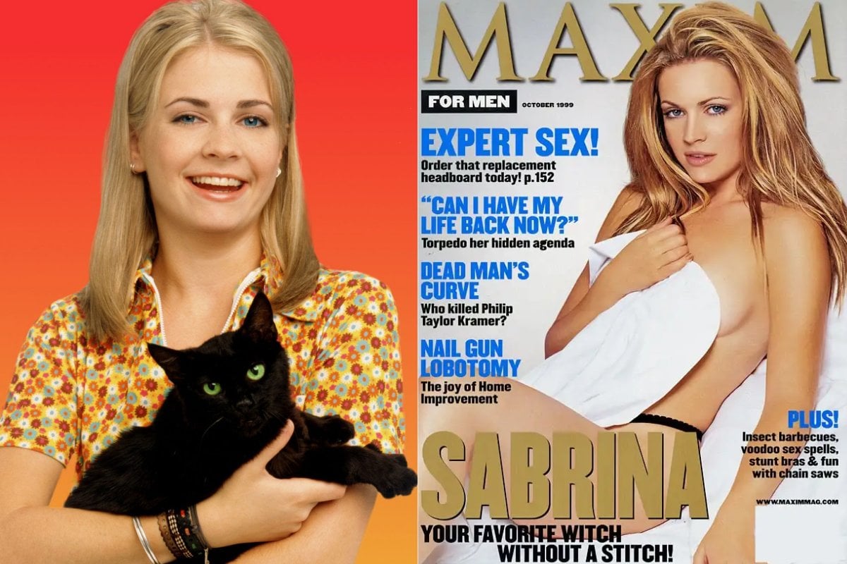 Melissa Joan Hart almost fired for posing in underwear.