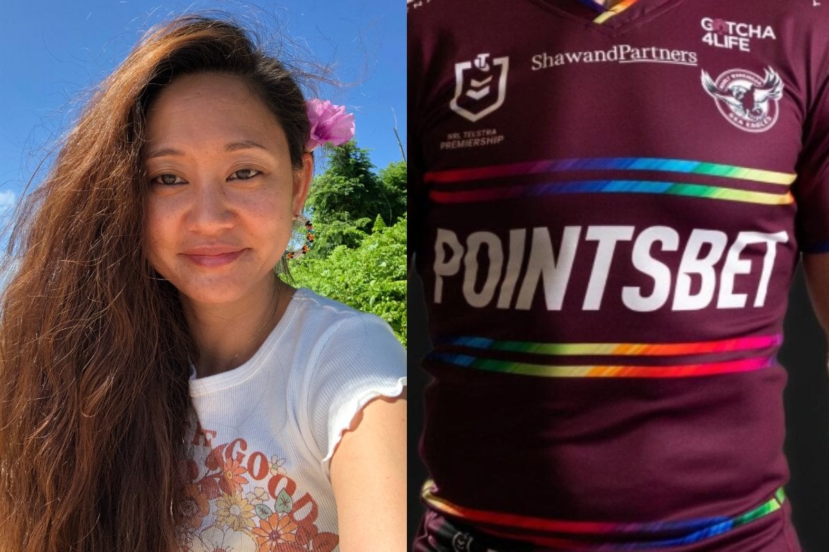 NRL Sea Eagles rainbow jersey: They don't speak for me.