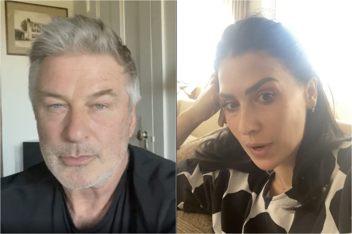 Hilaria Baldwin's family defends cucumber comment.