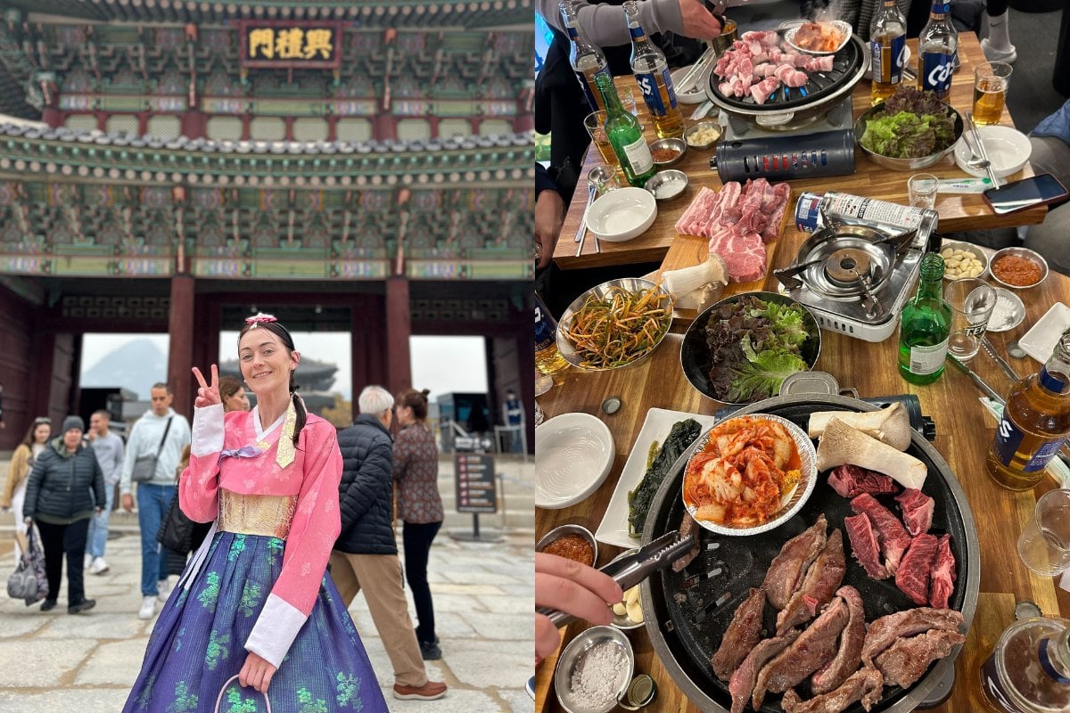 Han Style Traditional Korean Cooking and Hanbok Experience in