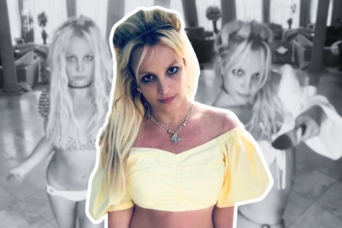 Britney Spears' boobs burst out of her sports bra as she performs