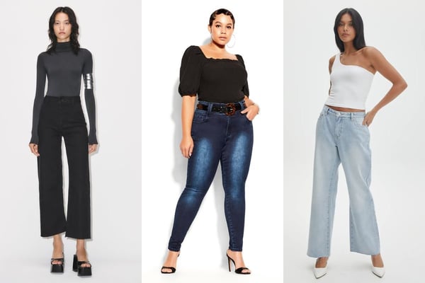 kmart jeans women 2023 jeans elastic waist｜TikTok Search