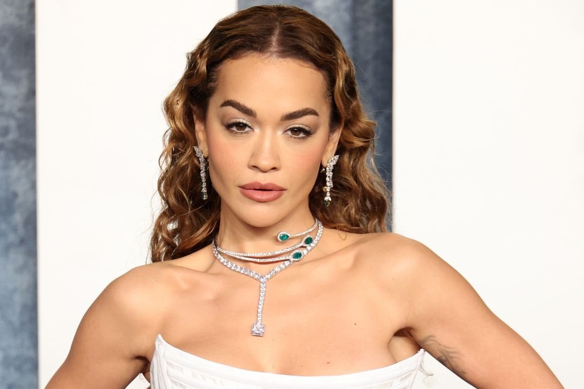 Rita Ora's see-through fishnet dress is giving shipwrecked chic