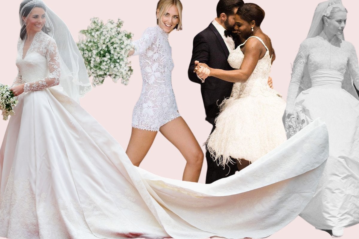 The most expensive celebrity wedding dresses ever.
