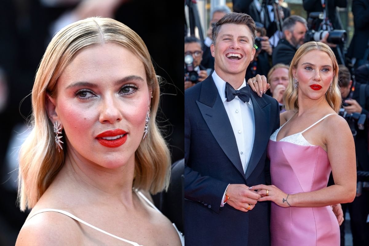 Scarlett Johansson shows off her huge back tattoos at the Asteroid City  premiere in Cannes