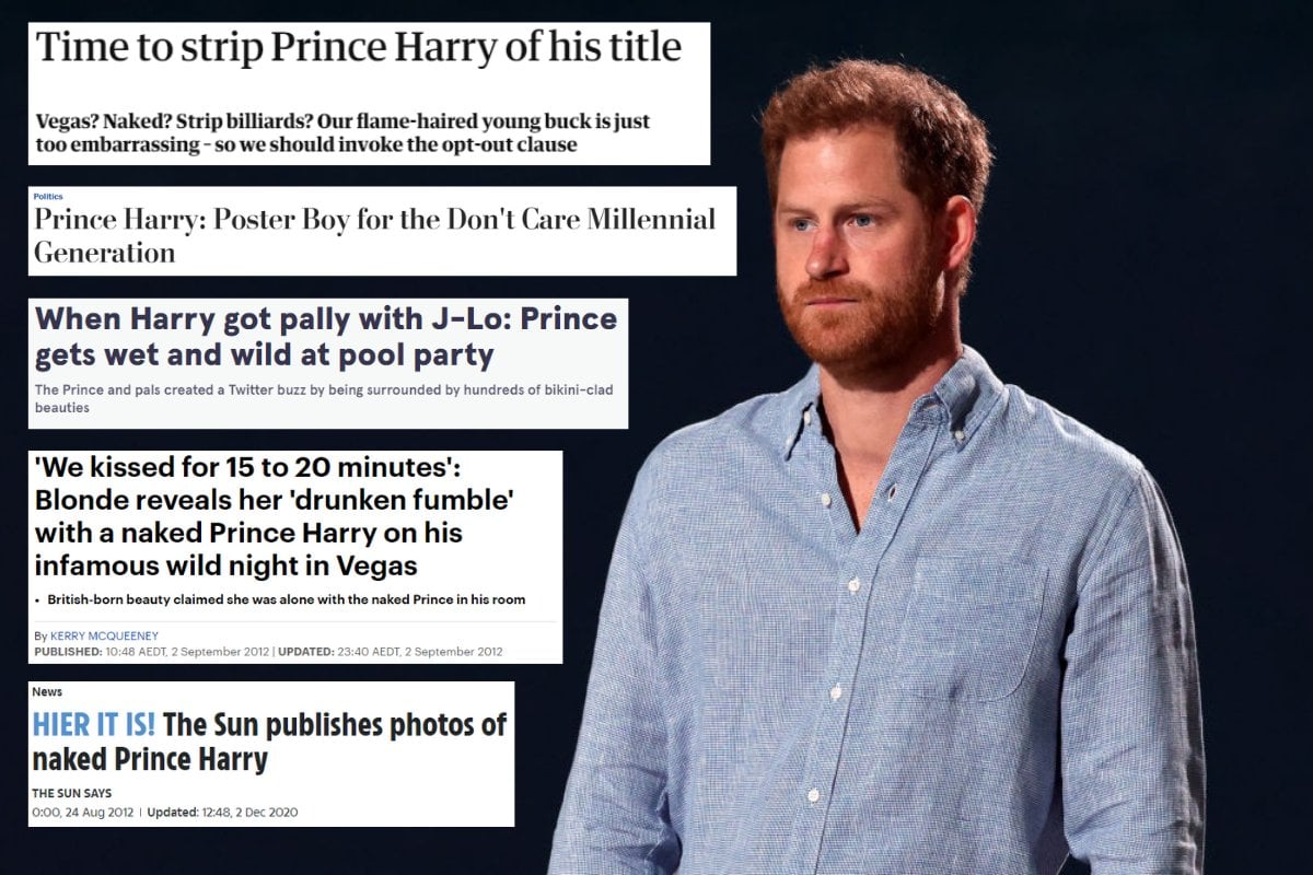 How Prince Harry's media coverage upset him.