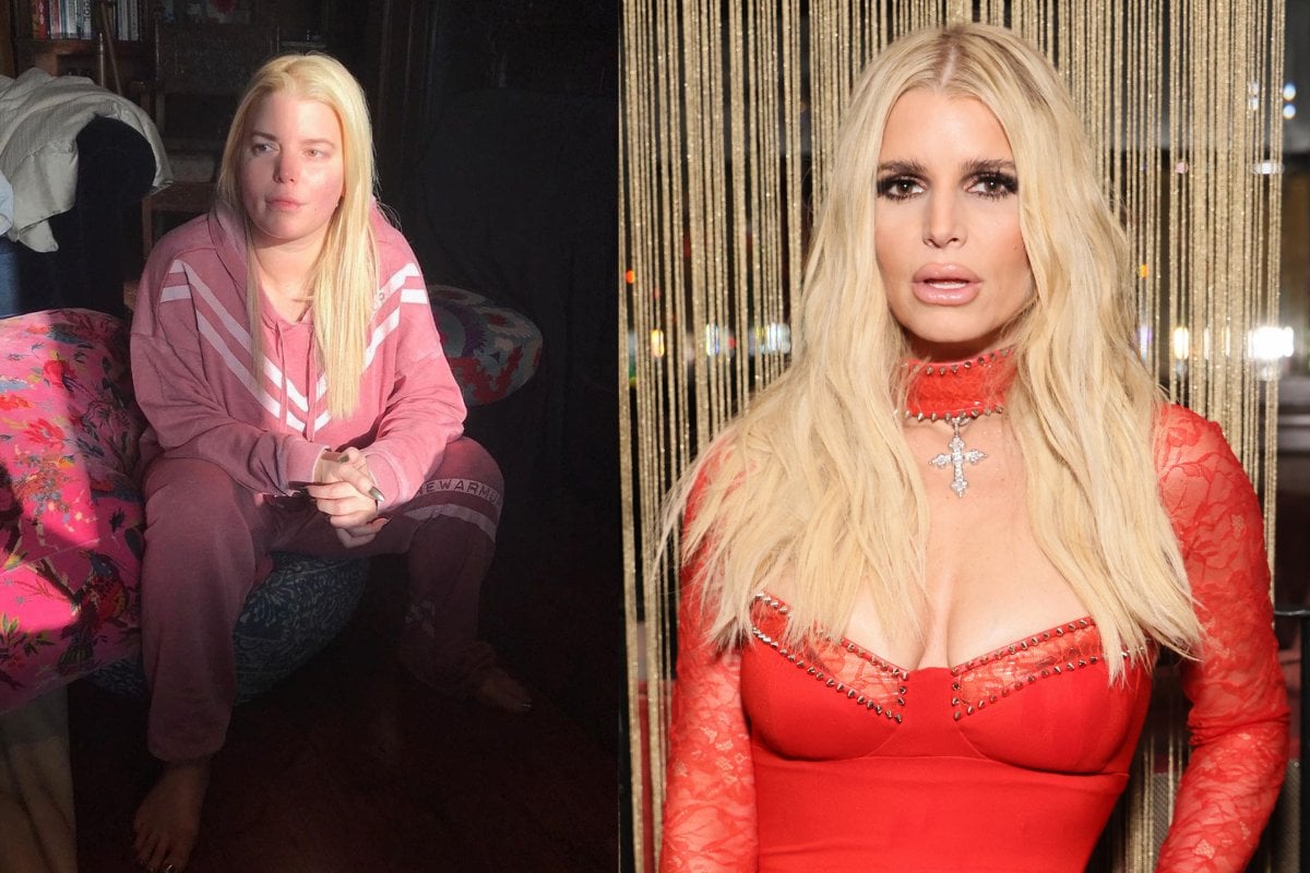 Unrecognisable. Jessica Simpson is six years sober.
