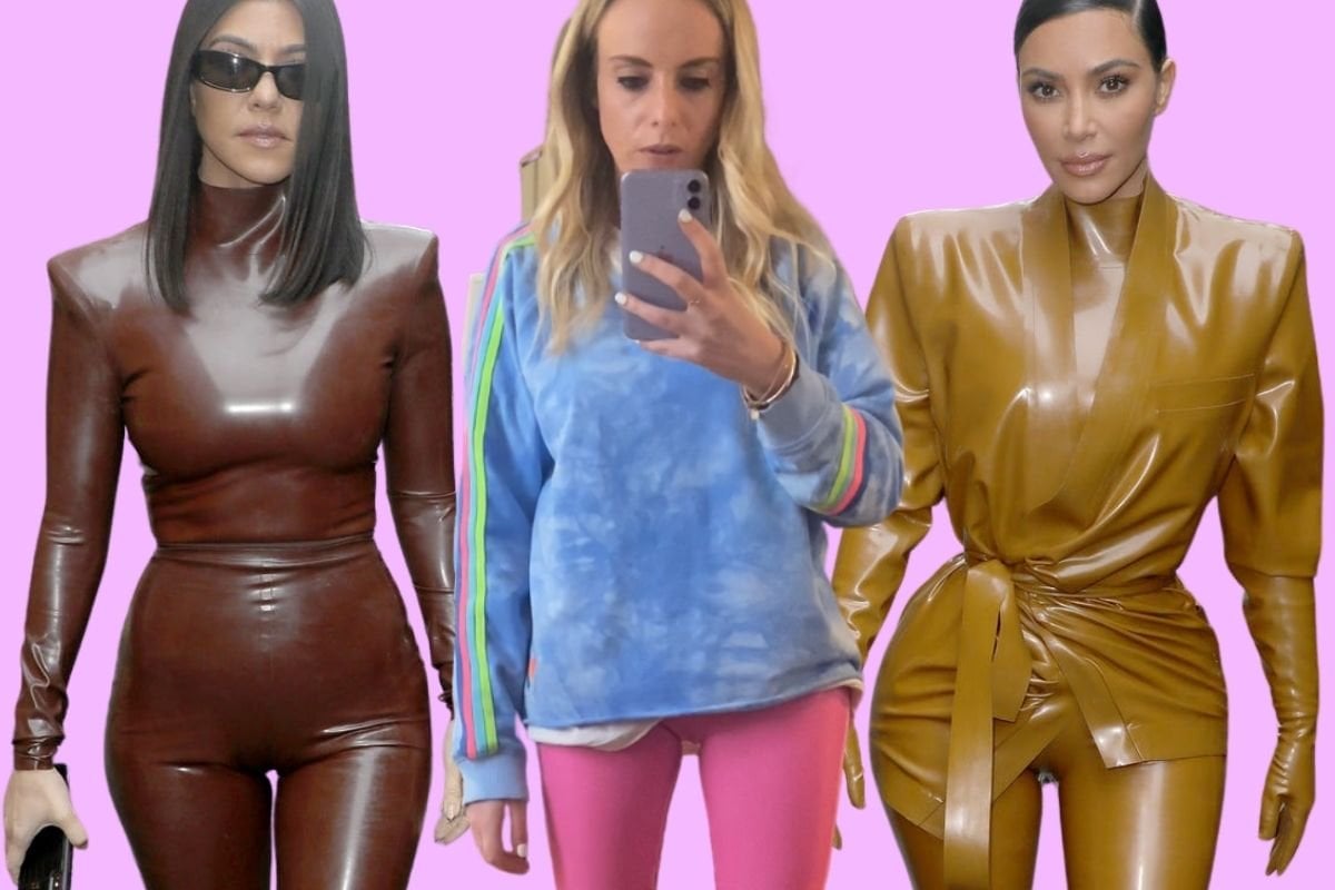 I wore Kardashian-style latex leggings for a day.