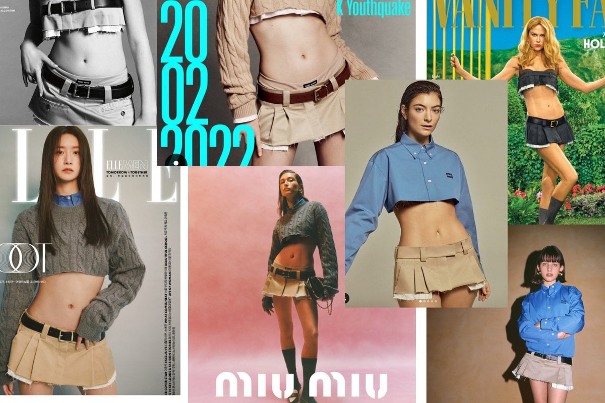 Miu Miu Brings Back the Ultra-Mini Skirt - FASHION Magazine