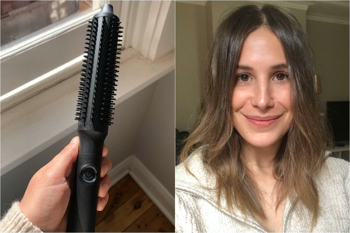 Ghd hair brush heated sale