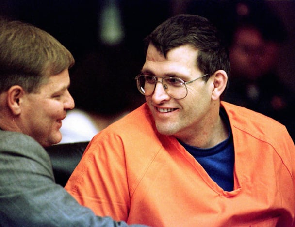 Convicted murderer Keith Jesperson after his arrest in 1995.